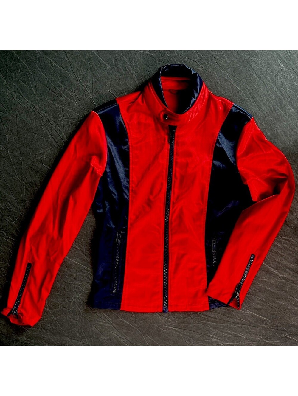 Vintage ALASKA Austria Ski Team Jacket Red Blue Retro 90s Made in Austria